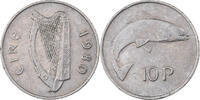 Irlande 10 Pence République d'Irlande, Cupro-nickel, KM:23 -