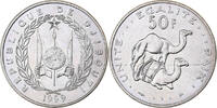 Djibouti 50 Francs Paris, Cupro-nickel, KM:25 -
