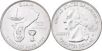 États-Unis Quarter U.S. Mint, Cupronickel plaqué cuivre, KM:447 -