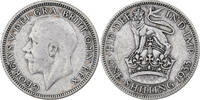 Grande-Bretagne Shilling George V, Argent, KM:833 -