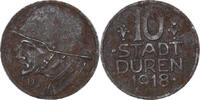 Empire allemand 10 Pfennig Iron, KM:20 -