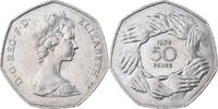 Grande-Bretagne 50 Pence Elizabeth II, Cupro-nickel, KM:918 -