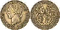 Afrique occidentale française 25 Francs Afrique-Occidentale française, Bronze-Aluminium, KM:7 -