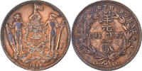 Bornéo du Nord Cent Heaton, Bronze, KM:2 -