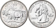 États-Unis Quarter U.S. Mint, Cupronickel plaqué cuivre, KM:385 -