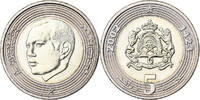 Maroc 5 Dirhams Mohammed VI, Bimétallique, KM:109 -