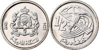 Maroc 1/2 Dirham Mohammed VI, Paris, Cupro-nickel, KM:116 -