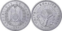 Djibouti 2 Francs Paris, Aluminium, KM:21 -
