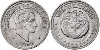 Colombie 20 Centavos Cupro-nickel, KM:215.2 -