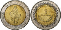 Libye 1/2 Dinar Bimétallique, KM:27 -