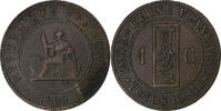 Indochine française Cent Paris, Bronze, KM:1 -