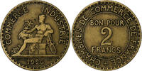 France 2 Francs Chambre de commerce, Paris, Bronze-Aluminium -