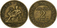 France 2 Francs Chambre de commerce, Paris, Bronze-Aluminium -