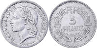 France 5 Francs Lavrillier, Paris, Aluminium, KM:888b.1 -