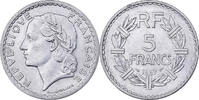 France 5 Francs Lavrillier, Paris, Aluminium, KM:M8 -