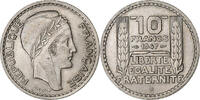 France 10 Francs Turin, Beaumont - Le Roger, Cupro-nickel, KM:908.2 -