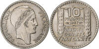 France 10 Francs Turin, Cupro-nickel, KM:908.1 -