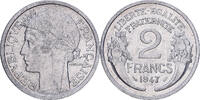 France 2 Francs Morlon, Aluminium, KM:886a.1 -