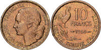 France 10 Francs Guiraud, Paris, Bronze-Aluminium, KM:915.1 -