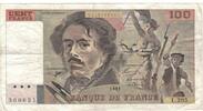 France 100 Francs Delacroix, L.205, Fayette:69 bis 4c), KM:154f -