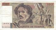 France 100 Francs Delacroix, T.171, Fayette:69.BIS.03.A.2, KM:154e -