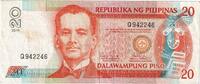 Philippines 20 Piso Billet, KM:182a -
