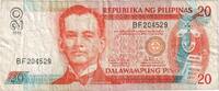 Philippines 20 Piso Billet, KM:170a -