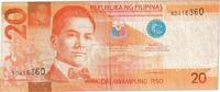 Philippines 20 Piso Billet, KM:206a -