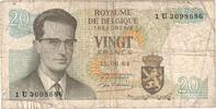 Belgique 20 Francs 1964-06-15, KM:138 -