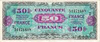 France 50 Francs Drapeau/France, SERIE DE 1944, Serie 2 -