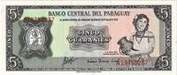 Paraguay 5 Guaranies UNZ- -
