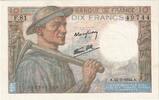 France 10 Francs Mineur, 1943-01-14, F.81 -