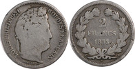 France 2 Francs Monnaie, Louis-Philippe, Paris, Argent, Gadoury:520 -