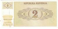 Slovénie 2 (Tolarjev) Billet, KM:2a, NEUF -