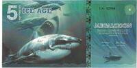 États-Unis Tourist Banknote Billet, 2015-01, 5 ICE DOLLAR MEGALODON -