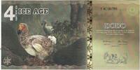 États-Unis Billet Touristique Billet, 2015-01, 4 ICE DOLLAR DODO -