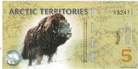 États-Unis Dollar Billet, 5 DOLLAR ARTIC TERRITORIES -