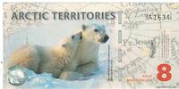 États-Unis Dollar Billet, 8 DOLLAR ARCTIC TERRITORIES -