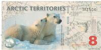 États-Unis Dollar Billet, 8 DOLLAR ARCTIC TERRITORIES -
