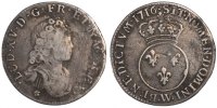 France 12 Sols, 1/10 ECU Monnaie, Louis XV, 1/10 Écu Vertugadin, Lille -