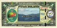 États-Unis 1 Dollar Billet, 2017-12-25, PIWI ISLAND -