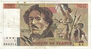 France 100 Francs Delacroix, R.3 080314, Fayette:69.01b, KM:154a -