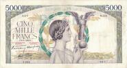 France 5000 Francs Victoire, V.224 967, Fayette:46.7, KM:97a -