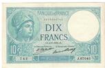 France 10 Francs Minerve, J.67043, Fayette:6.16, KM:73d -