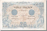 France 20 Francs Billet, 20 F 1874-1905 ''Noir'', 1875-01-22 -