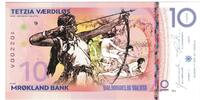 États-Unis Billet Touristique Billet, 10 TEZIA MROKLAND BANK -