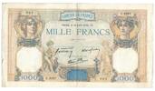 France 1000 Francs Cérès et Mercure, U.9567 903, Fayette:38.46 -