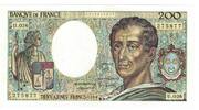 France 200 Francs Montesquieu, U.026 275877, Fayette:70.4, KM:155a -
