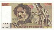 France 100 Francs Delacroix, P.1705864, Fayette:68.01, KM:154h -