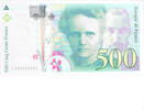 France 500 Francs Pierre et Marie Curie, J 024745399, Fayette:76.1 -